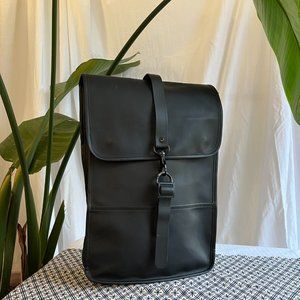 Rains Black Backpack